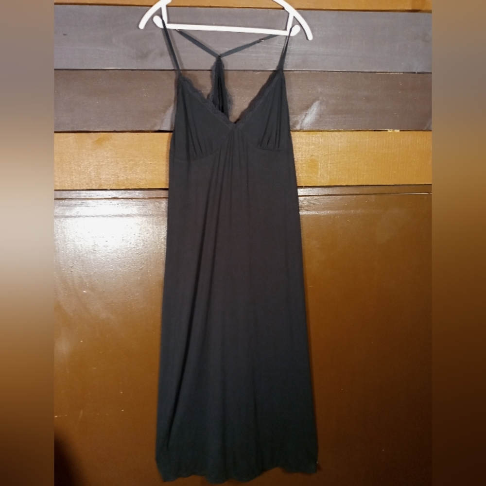 Like New 3x Sexy Sofia Intimates Gorgeous Black W/black Lace Lingerie nightgown